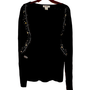 GRAFFITI~ BLOUSE/CARDIGAN~ LARGE